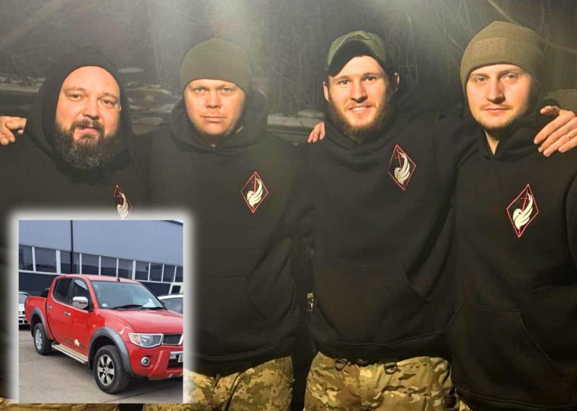 Nuotraukoje antras iš dešinės – jaunesnysis leitenantas Oleksej Varchenko. 