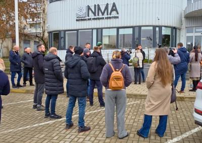 Pirmadienį ūkininkai reikalavo teisingumo Nacionalinėje mokėjimo agentūroje. Gedimino Stanišausko nuotr.